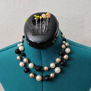 Sabika Feminine 2-row Pearl Necklace classic jewelry